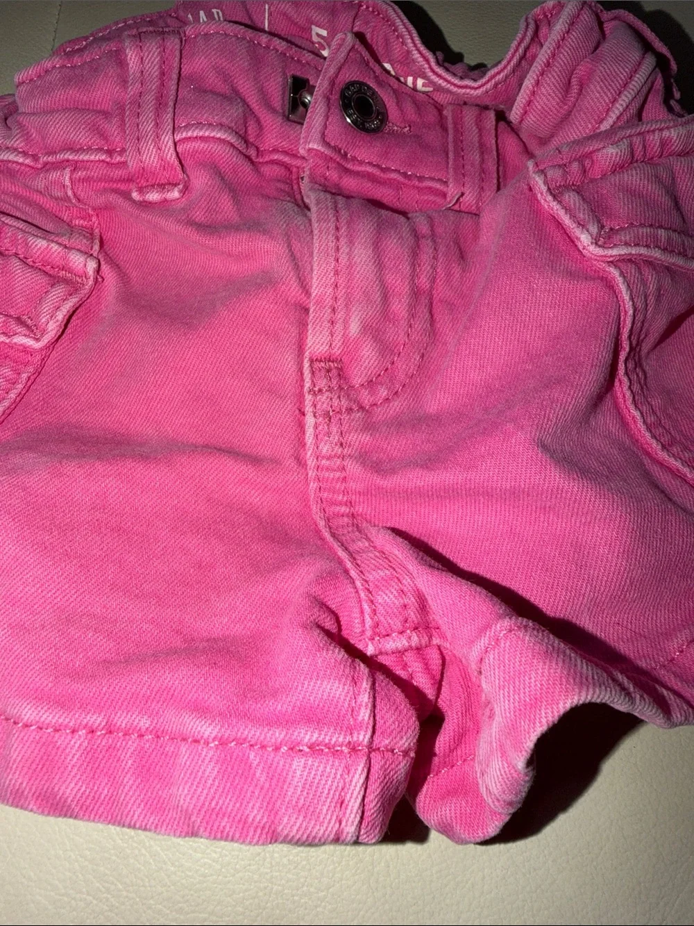 GAP Hot Pink Girls Cargo-Style Shorts